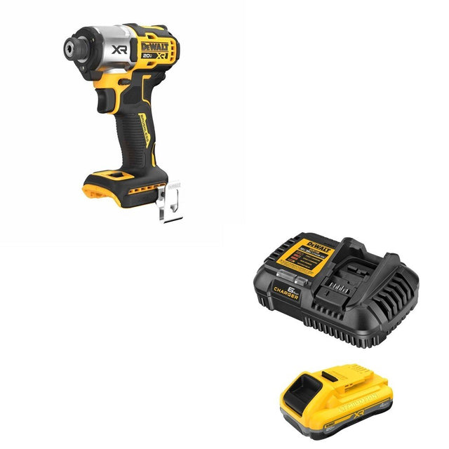 DeWalt DCB2104C 20V MAX XR POWERPACK 4Ah Battery Kit W/ DCF845B 3-Speed Impact Driver