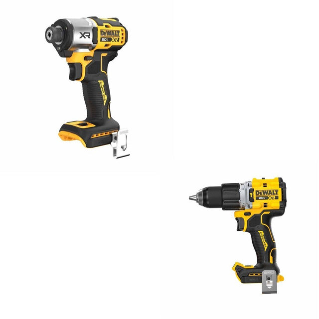 DeWalt DCD806B 20V MAX XR 1/2 in. Hammer Drill W/ DCF845B 3-Speed Impact Driver