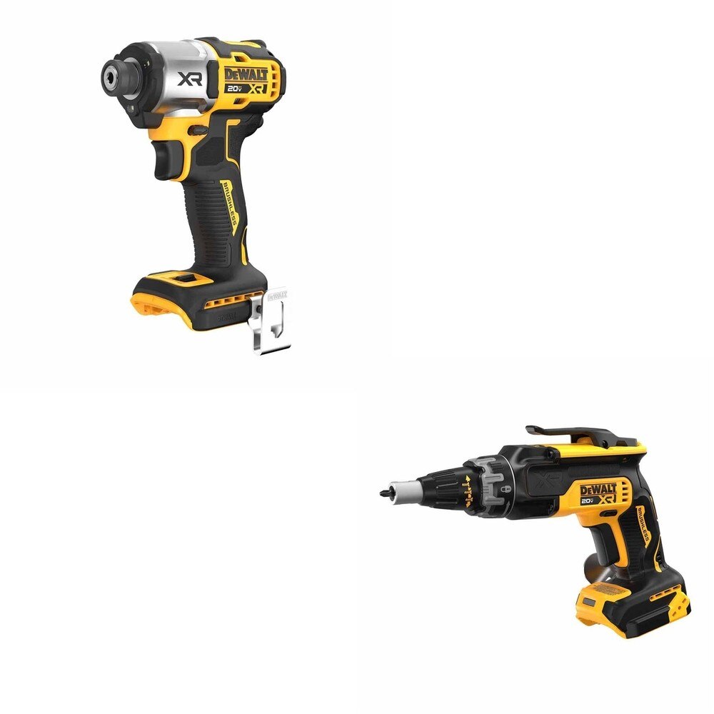 DeWalt DCF630B 20V MAX XR Drywall Screwgun W/ DCF845B 3-Speed Impact Driver