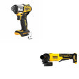 DeWalt DCF845B 20V MAX XR 1/4 in. 3-Speed Impact Driver W/ DCG408B Paddle-Switch Grinder