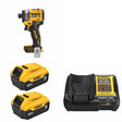 DeWalt DCF860B Impact Driver Kit W/ FREE DCB205-2 Batteries and FREE DCB1104 Charger
