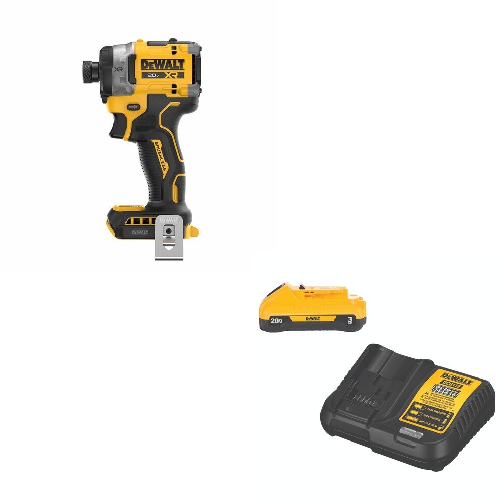 DeWalt DCF860B 20V MAX XR 1/4 in. Impact Driver W/ DCB230C 3.0Ah Starter Kit