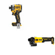 DeWalt DCF860B 20V MAX XR 1/4 in. Impact Driver W/ DCG407B Slide-Switch Grinder