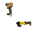 DeWalt DCF860B 20V MAX XR 1/4 in. Impact Driver W/ DCG408B Paddle-Switch Grinder