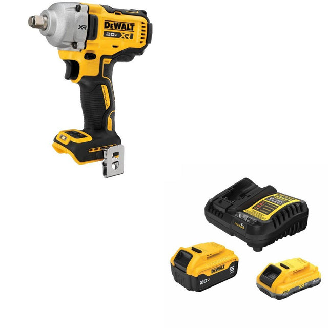 DeWalt DCF891B 1/2" Impact Wrench Kit W/ FREE DCB245-2C Starter Kit