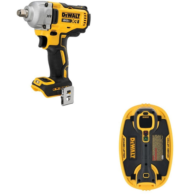 DeWalt DCF891B 20V MAX XR 1/2 in. Mid-Range Impact Wrench W/ DCE592B Vacuum Lifter