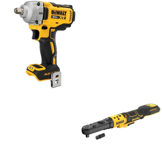 DeWalt DCF891B 20V MAX XR 1/2 in. Mid-Range Impact Wrench W/ DCF510B Sealed Head Ratchet