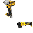 DeWalt DCF891B 20V MAX XR 1/2 in. Mid-Range Impact Wrench W/ DCG408B Paddle-Switch Grinder