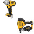DeWalt DCN45RNB 20V MAX 15-Degree Roofing Nailer W/ DCF891B Mid-Range Impact Wrench