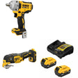 DeWalt DCF892B 20V MAX Impact Wrench Kit W/ DCS356B Multi-Tool and FREE DCB205 Battery Kit