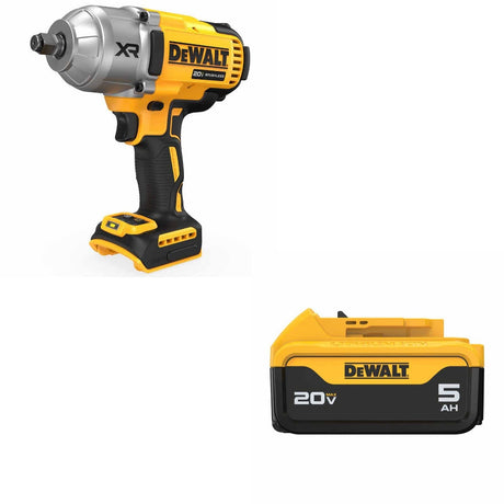 DeWalt DCF900B 20V MAX XR 1/2" Impact Wrench W/ DCB205 20V MAX XR Battery Pack
