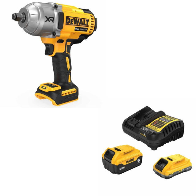 DeWalt DCF900B High Torque Impact Wrench Kit W/ FREE DCB245-2C Starter Kit