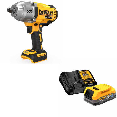 DeWalt DCF900B 20V MAX XR Impact Wrench W/ FREE DCBP034C 20V MAX Starter Kit