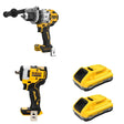 DeWalt DCB2104-2 POWERPACK 4Ah 2-Pack W/ DCD1007B Hammer Drill and DCF911B Impact Wrench