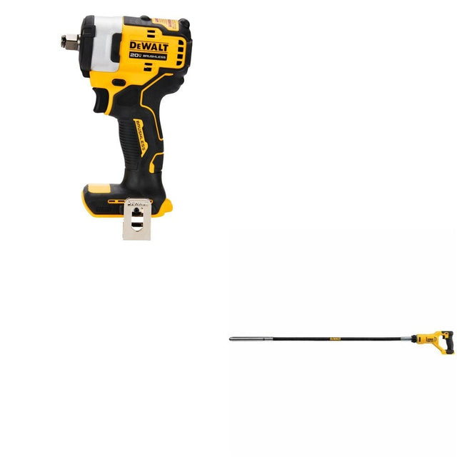 DeWalt DCE531B 20V MAX Concrete Pencil Vibrator W/ DCF911B Impact Wrench