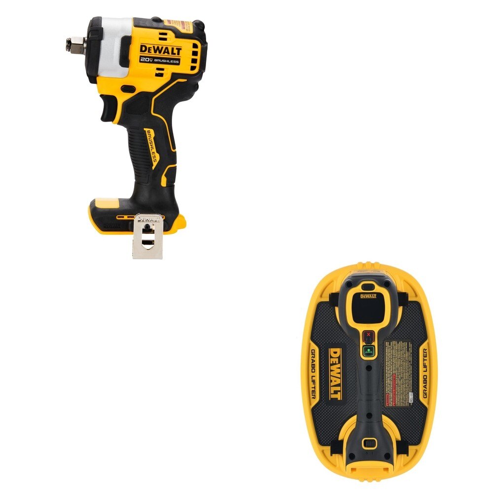 DeWalt DCE592B 20V MAX GRABO Vacuum Lifter W/ DCF911B Impact Wrench