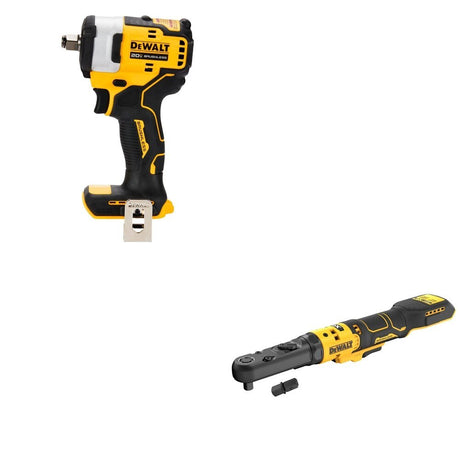 DeWalt DCF510B 20V MAX XR Sealed Head Ratchet W/ DCF911B Impact Wrench