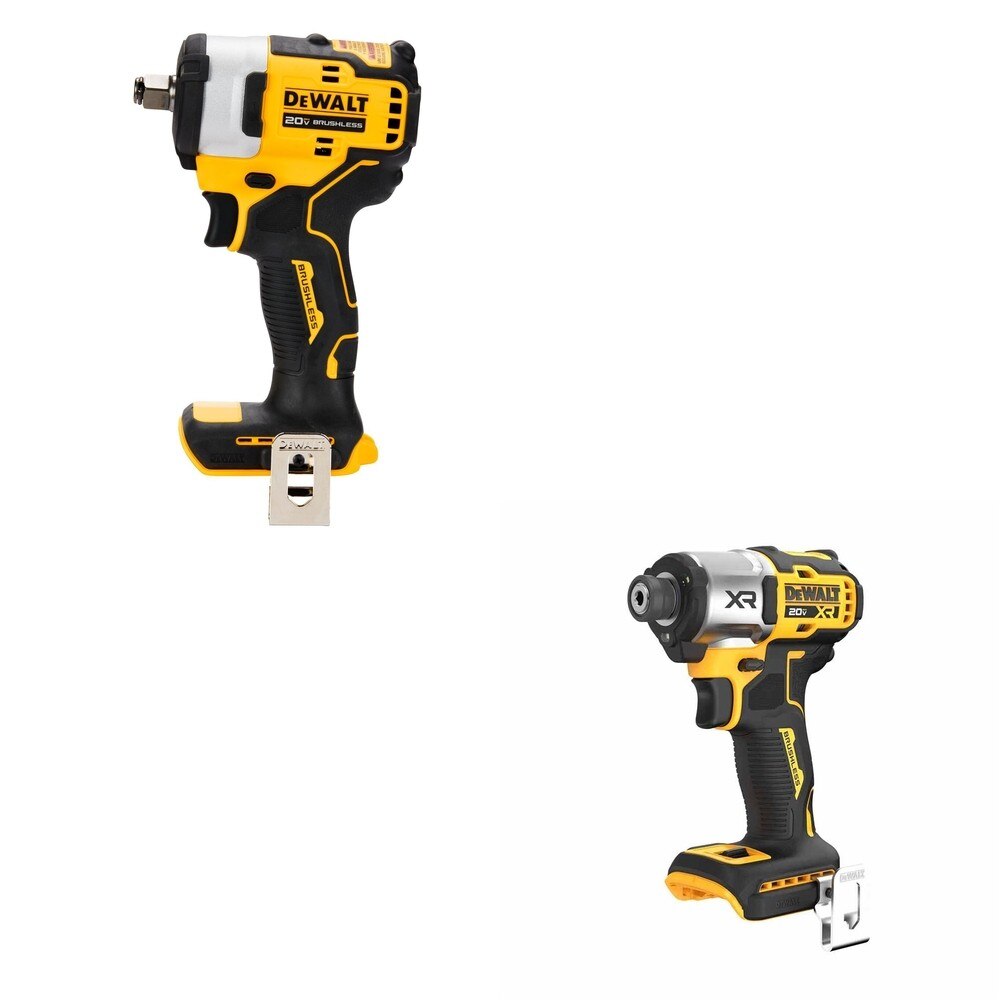 DeWalt DCF911B 20V MAX 1/2 in. Impact Wrench W/ DCF845B 3-Speed Impact Driver