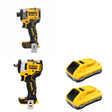 DeWalt DCB2104-2 POWERPACK 4Ah 2-Pack W/ DCF860B Impact Driver and DCF911B Impact Wrench