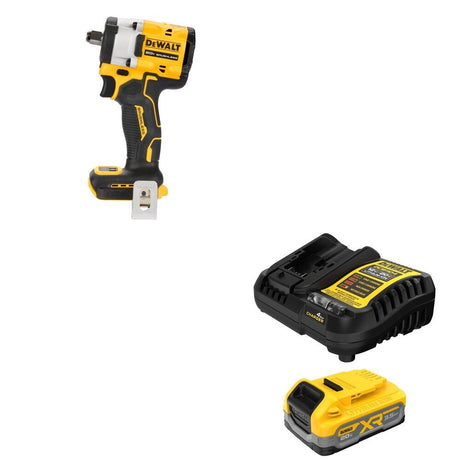 DeWalt DCF921B ATOMIC 20V MAX 1/2 in. Impact Wrench W/ DCBP320C POWERSTACK 3.5Ah Kit