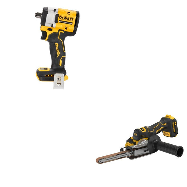 DeWalt DCF921B ATOMIC 20V MAX 1/2 in. Impact Wrench W/ DCM200B Bandfile Sander