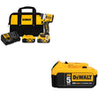 DeWalt DCF921P2 20V MAX Impact Wrench Kit W/ FREE DCB205 20V MAX Battery Pack