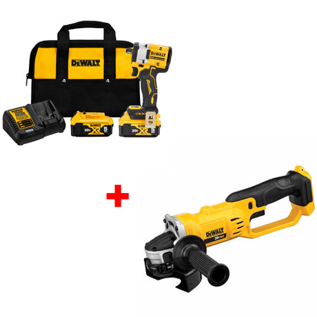 DeWalt DCF921P2 20V MAX Impact Wrench Kit W/ FREE DCG412B 20V MAX Cut-Off Tool