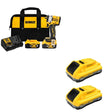 DeWalt DCF923P2 ATOMIC 20V MAX 3/8 in. Impact Wrench Kit W/ DCB2104-2 POWERPACK 4Ah 2-Pack
