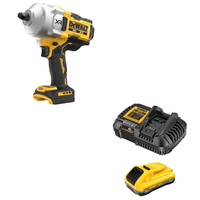 DeWalt DCF961B 20V MAX XR 1/2 in. High Torque Impact Wrench W/ DCB2104C POWERPACK 4Ah Kit