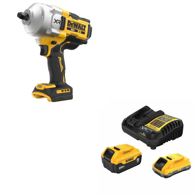 DeWalt DCF961B 1/2" High Torque Wrench Kit W/ FREE DCB245-2C Batteries
