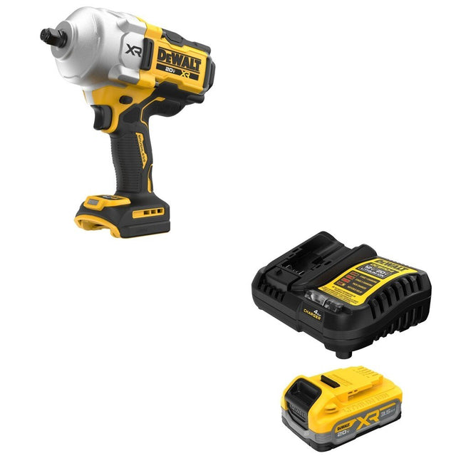 DeWalt DCF961B 20V MAX XR 1/2 in. High Torque Impact Wrench W/ DCBP320C POWERSTACK 3.5Ah Kit
