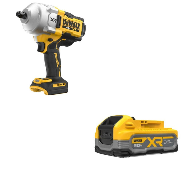 DeWalt DCF961B 20V MAX XR 1/2 in. High Torque Impact Wrench W/ DCBP320 POWERSTACK 3.5Ah Battery