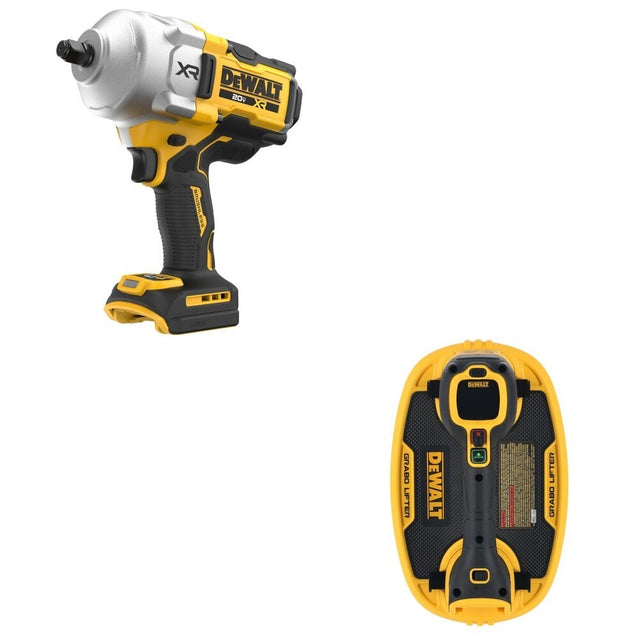 DeWalt DCF961B 20V MAX XR 1/2 in. High Torque Impact Wrench W/ DCE592B Vacuum Lifter