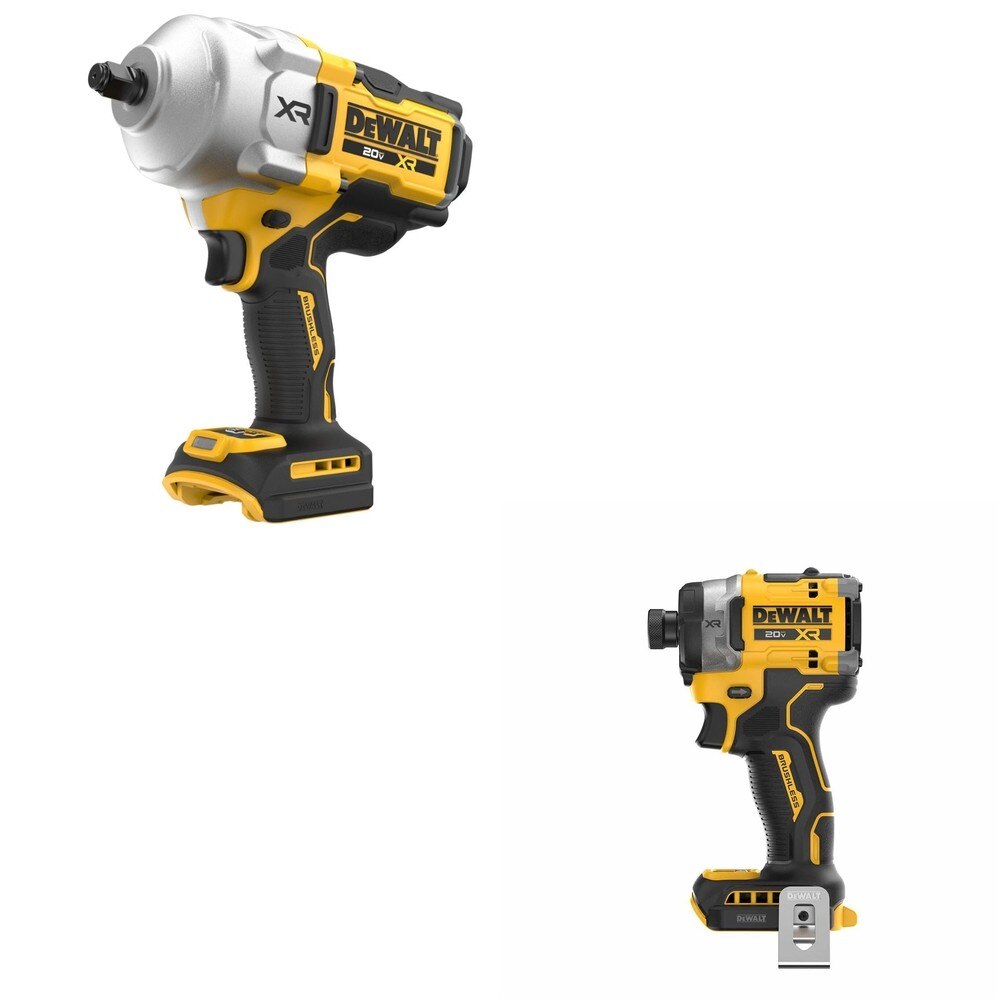DeWalt DCF961B 20V MAX XR 1/2 in. High Torque Impact Wrench W/ DCF860B Impact Driver