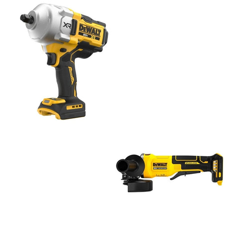DeWalt DCF961B 20V MAX XR 1/2 in. High Torque Impact Wrench W/ DCG408B Paddle-Switch Grinder