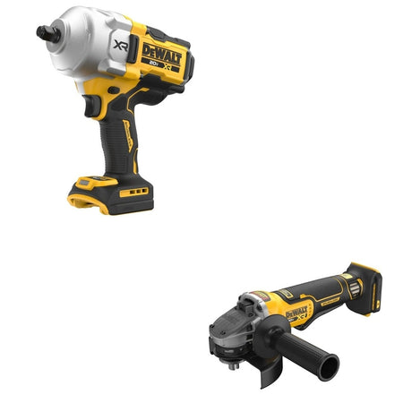 DeWalt DCF961B 20V MAX XR 1/2 in. High Torque Impact Wrench W/ DCG410B Angle Grinder