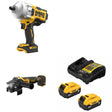 DeWalt DCF961B 20V MAX Impact Wrench Kit W/ DCG410VSB Grinder and FREE DCB205-2C Battery Kit