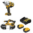 DeWalt DCF961B 20V MAX Impact Wrench Kit W/ DCS378B Bandsaw and FREE DCB205 Battery Kit