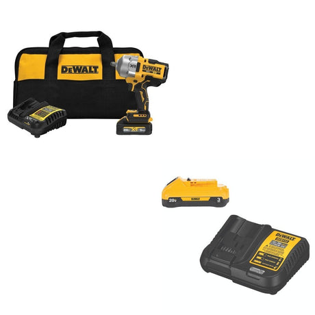 DeWalt DCF961GH1 20V MAX XR 1/2 in. High Torque Impact Wrench Kit W/ DCB230C 3.0Ah Starter Kit