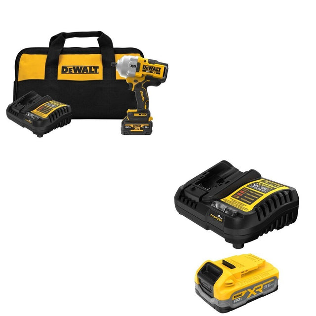 DeWalt DCF961GP1 High Torque Wrench Kit W/ DCBP320C POWERSTACK 3.5Ah Kit