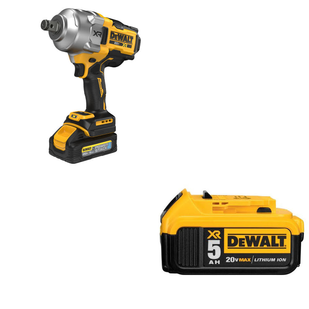 DeWalt DCF964GH1 20V MAX XR Impact Wrench Kit W/ FREE DCB205 20V Battery Pack