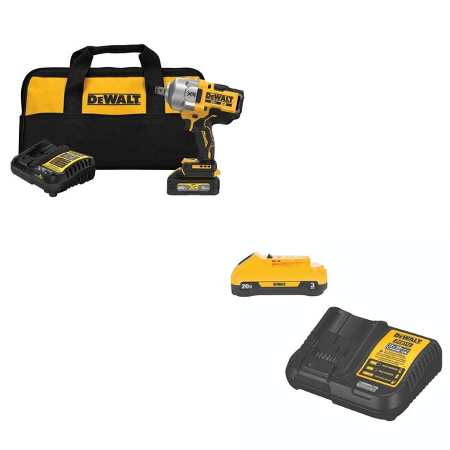 DeWalt DCF964GH1 20V MAX XR 3/4 in. High Torque Impact Wrench Kit W/ DCB230C 3.0Ah Starter Kit