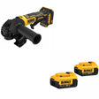 DeWalt DCG402B ATOMIC 20V MAX 4-1/2 in. Angle Grinder W/ DCB204-2 4.0Ah Battery 2-Pack