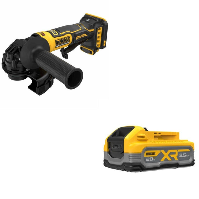 DeWalt DCG402B ATOMIC 20V MAX 4-1/2 in. Angle Grinder W/ DCBP320 POWERSTACK 3.5Ah Battery