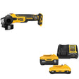 DeWalt DCG405B 20V MAX XR 4.5" Grinder, Bare W/ DCB2460C 20V MAX Starter Kit