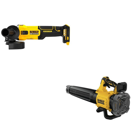 DeWalt DCBL722B 20V MAX XR Brushless Handheld Blower W/ DCG407B Slide-Switch Grinder
