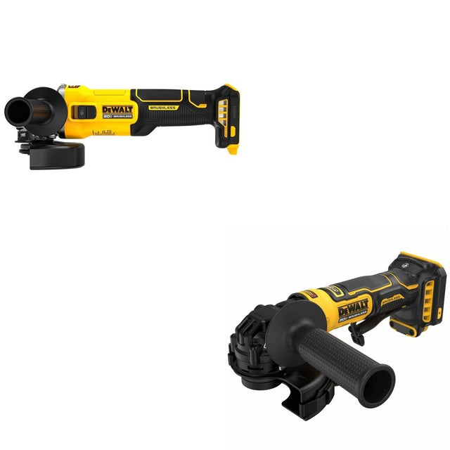 DeWalt DCG402B ATOMIC 20V MAX 4-1/2 in. Angle Grinder W/ DCG407B Slide-Switch Grinder