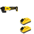 DeWalt DCB2104-2 20V MAX XR POWERPACK 4Ah Battery 2-Pack W/ DCG408B Paddle-Switch Grinder