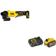 DeWalt DCB606C FLEXVOLT 20V/60V MAX 6.0Ah Battery Starter Kit W/ DCG408B Paddle-Switch Grinder