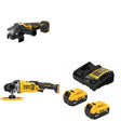 DeWalt DCG410VSB Grinder Kit W/ DCM849B Polisher and FREE DCB205 Battery Kit